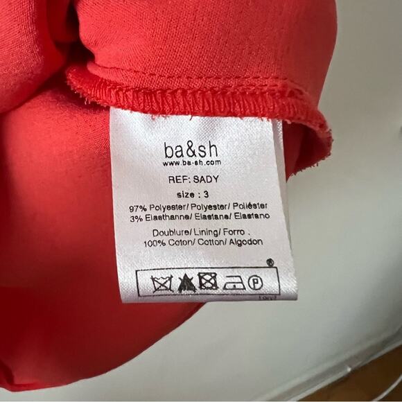 ba&sh Red Sleeveless Mini Dress - Picture 6 of 6